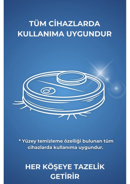 Beyaz Sabun , Gül Bahçesi Kokulu Robot Süpürge Deterjanı 2'li Set, Yüzey Temizleyici 250 ml indirimleri