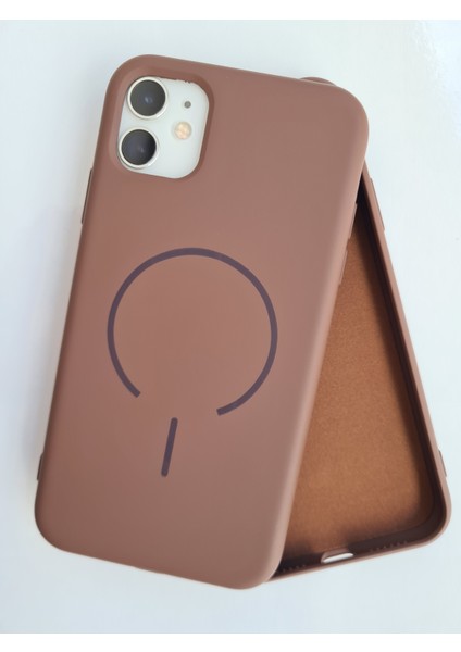 iPhone 11 Magsafe ile Uyumlu Yumuşak Soft Mükemmel Manyetik Esnek Lansman Silikon Kılıf