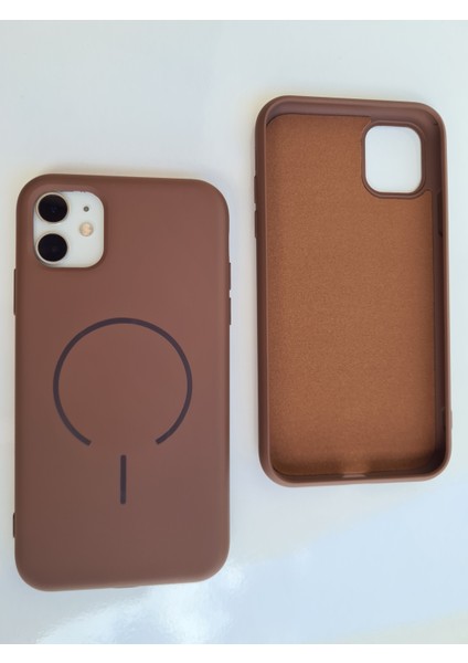 iPhone 11 Magsafe ile Uyumlu Yumuşak Soft Mükemmel Manyetik Esnek Lansman Silikon Kılıf modelleri