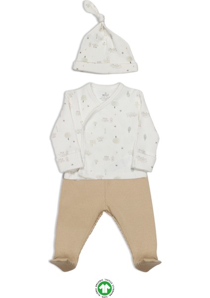 Bistyle Always Dream 3'lü Zıbın Takım 13110 Ekru Bej