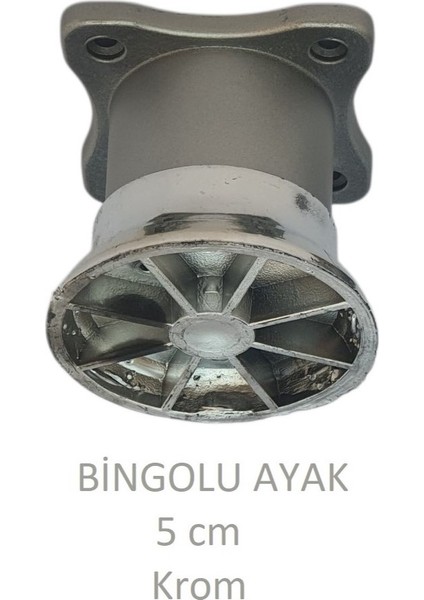 Bingolu Ayak, Plastik, 5 cm Vidalar Dahil, Krom fiyatları