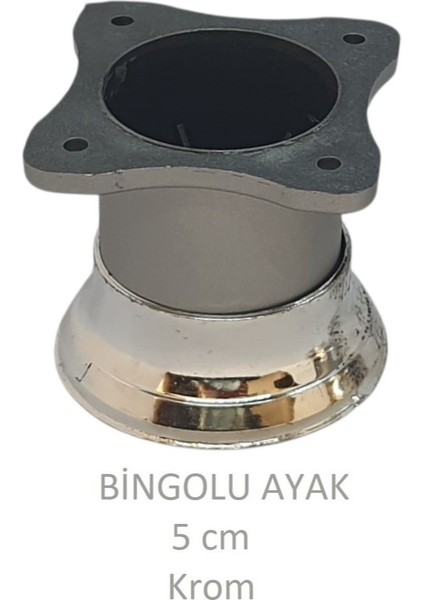 Bingolu Ayak, Plastik, 5 cm Vidalar Dahil, Krom modelleri