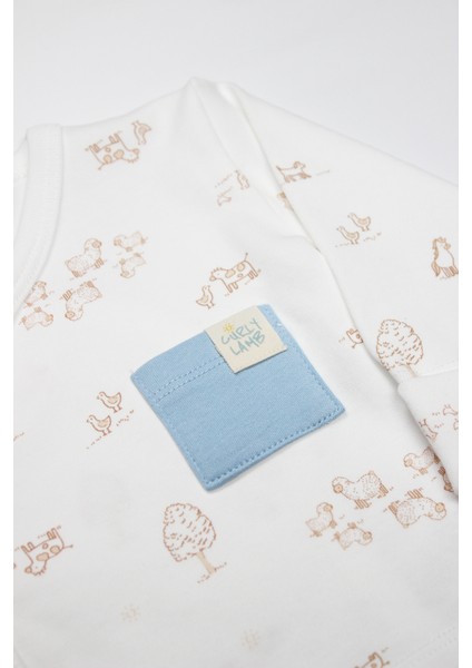 Bistyle Curly Lamb 3'lü Zıbın Takımı 13107 Bej Ekru modelleri