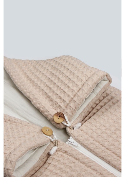 Bistyle Fermuarlı Natural Life Pike Battaniye Boy 70114 Bej fiyatları