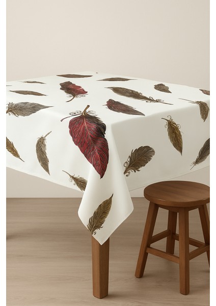 Leke Tutmaz Desenli Pvc Masa Örtüsü – Beyaz Üzeri Beyaz Tüy Desen Kaliteli Muşamba Sofra Bezi fiyatları