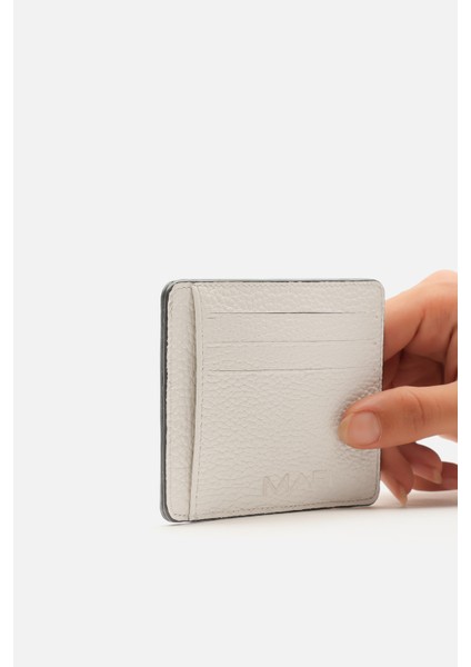 Gerçek Deri Minimalist Kartlık – 6 Kart Bölmesi, Ince ve Şık Tasarım, Unisex