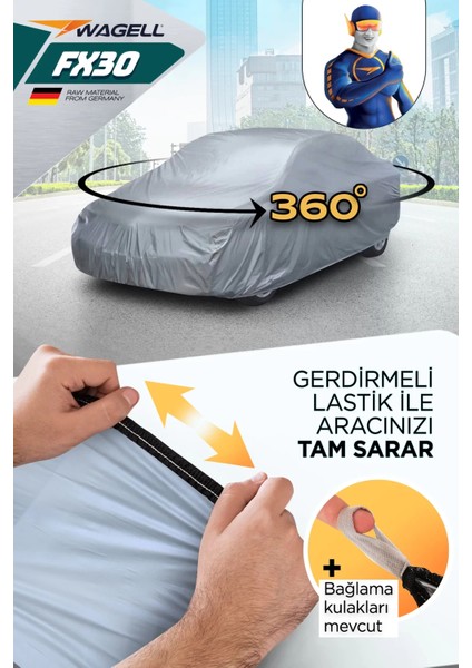 Chevrolet Spark 2010 ve Sonrası FX30 4 Mevsim Korumalı Araba Brandası - Oto Çadır Örtü indirimleri