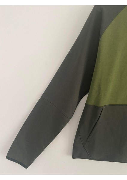 Sportswear Hoodie Full-Zip Windrunner Yeşil/haki Erkek Spor Sweatshirt modelleri