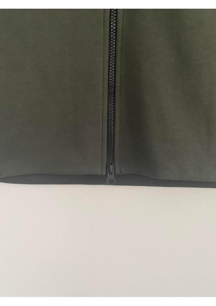 Sportswear Hoodie Full-Zip Windrunner Yeşil/haki Erkek Spor Sweatshirt indirimleri