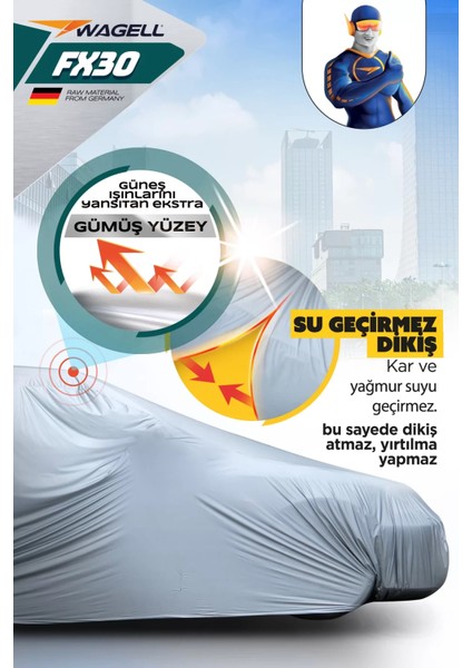 Bmw 6 Serisi M6 E63-F13 FX30 4 Mevsim Korumalı Araba Brandası - Oto Çadır Örtü fırsatları