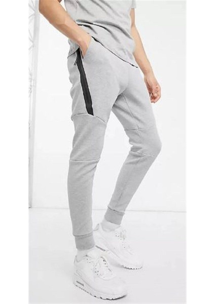 Tech Fleece Joggers In Grey Erkek Eşofman Altı Dar Kesim Gri 805162-063