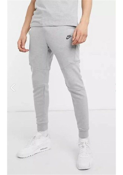 Tech Fleece Joggers In Grey Erkek Eşofman Altı Dar Kesim Gri 805162-063 fırsatları