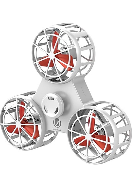 Şarj Edilebilir Uçan Stres Çarkı Fidget Spinner Gyroscop Mini Drone Outdoor Eğlencesi Spinner Beyaz fırsatları