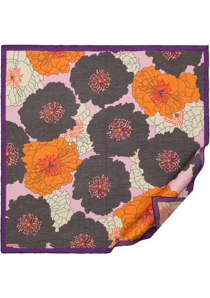 Ipekevi Ortanca Sepeti Tensel Soft Eşarp 02255-FÜME Pudra