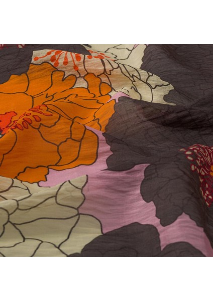 Ipekevi Ortanca Sepeti Tensel Soft Eşarp 02255-FÜME Pudra fiyatları