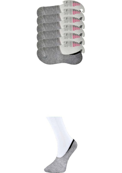 Gri Kadın Babet Çorap 6 Çift