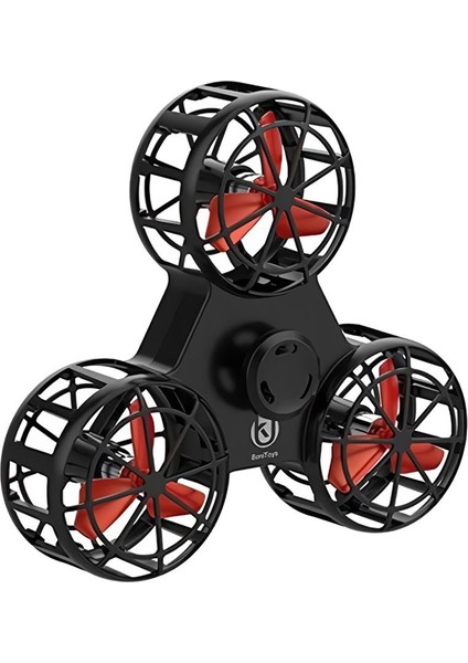 Şarj Edilebilir Uçan Stres Çarkı Fidget Spinner Gyroscop Mini Drone Outdoor Eğlencesi Spinner Siyah fiyatları