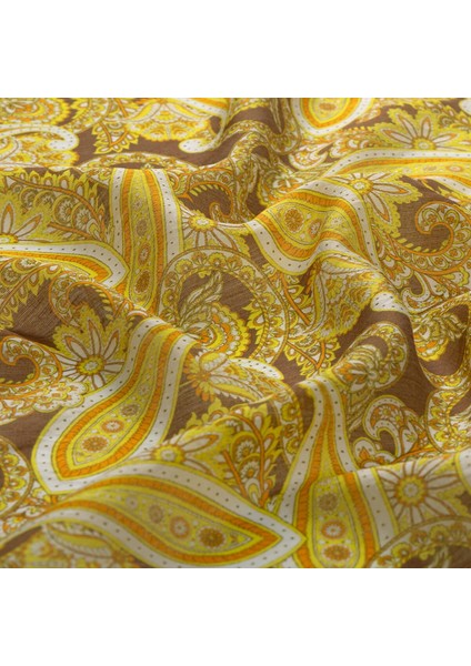 Ipekevi Mezopotamya Model 01 Desenli Tensel Soft Eşarp 02221-GOLD fiyatları