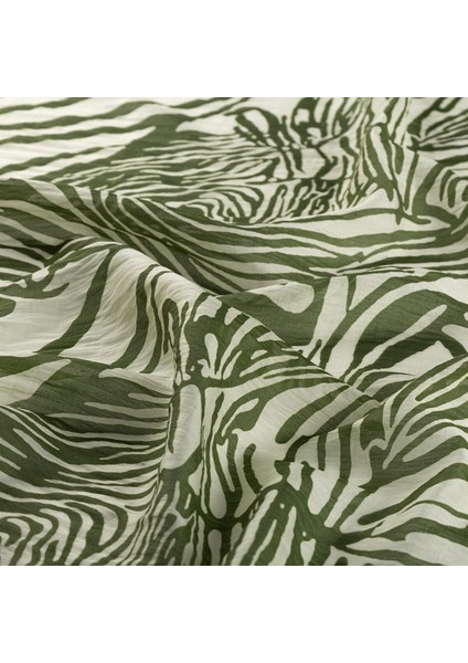 Ipekevi Zebra Desenli Tensel Soft Eşarp 02236-HAKI fiyatları