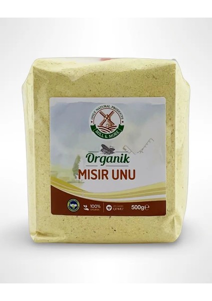 Organik Mısır Unu 500 G