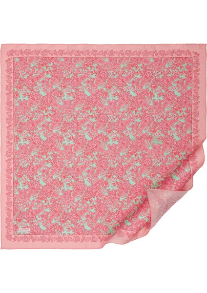 Ipekevi Mezopotamya Model 06 Desenli Tensel Soft Eşarp 02225-MERCAN