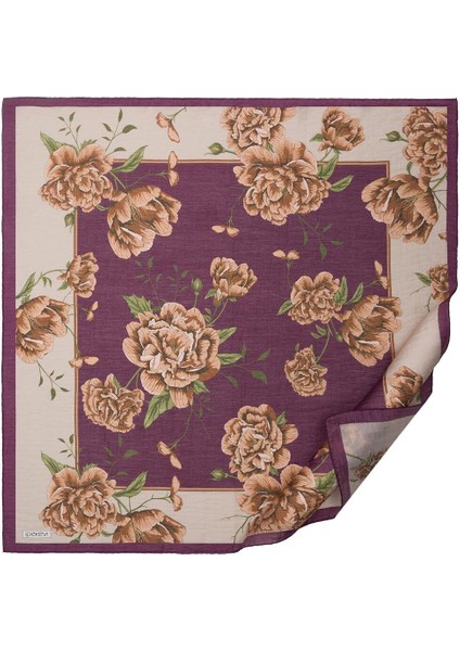 Ipekevi Şakayık Tensel Soft Eşarp 02237-MÜRDÜM