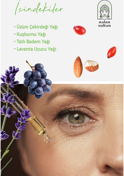 | Göz Bakım Serumu Eye Contour Serum (Morluk, Şişlik & Kaz Ayağı), Yaşlanma Karşıtı, Vegan İçerik (10 ml)