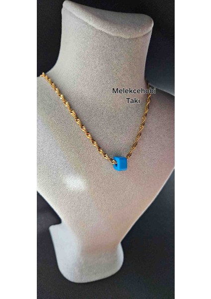 Melekcehobi Takı Xuping Marka Mavi Boncuklu Burgu Kolye fiyatları