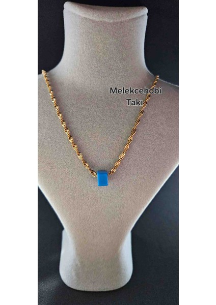 Melekcehobi Takı Xuping Marka Mavi Boncuklu Burgu Kolye modelleri