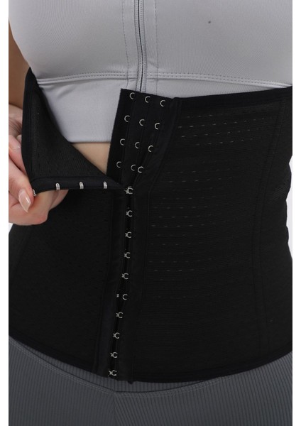 3 Kademe Ayarlı Agraflı Bel Korsesi Unisex Günlük Rahatlık