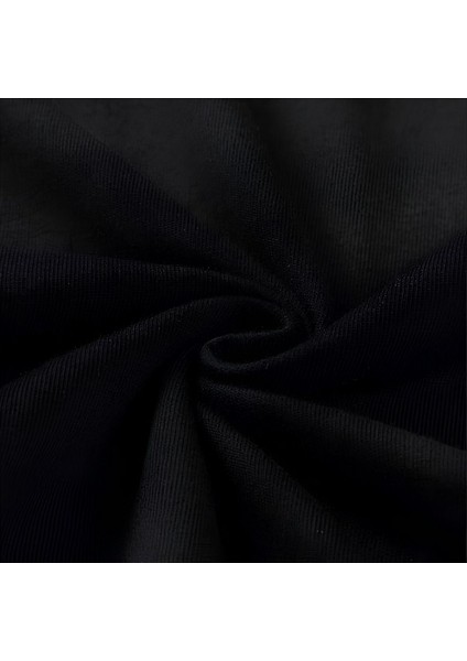 Aphex Twin Logo Ön Baskılı Pamuk Siyah Oversize T Shirt