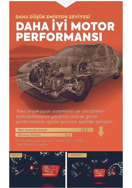 Boostup 6'lı Paket Bor Motor Yenileyici Koruyucu Onarıcı 1.2litre indirimleri