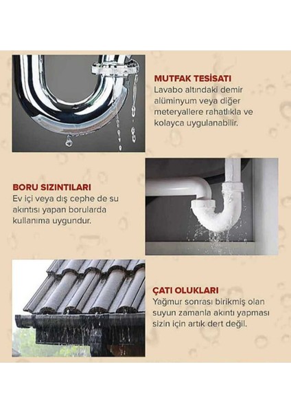 Noleak Fixtime 5'li Paket Paket Su Izolasyon Sızıntı Onarım Spreyi Su Geçirmez indirimleri