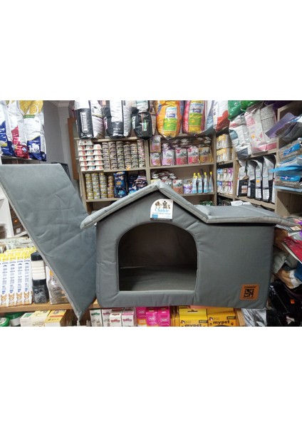 Imperteks Evcil Hayvan Çatılı Ev Büyük Yataklı