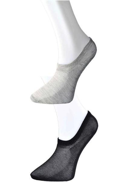 Siyah ve Gri Kadın Görünmez Çorap 9 Çift fiyatları