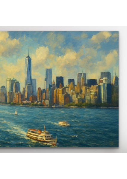 Özgürlük Heykeli Kanvas Tablo 60X120CM modelleri