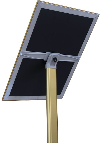A4 21X29.7 Gold Renk Menü ve Bilgilendirme Panosu Tek Ayaklı Reklam Panosu modelleri