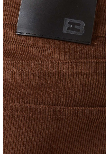 Kahverengi Cherry Mini Etek - Denim, Yapılandırılmış Denim ve Modern Tarz ile Vintage Dokunuş fırsatları