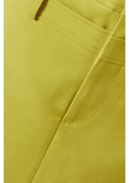 's Rodborough Mini Etek - Açık Yeşil - Dokuma Takım Elbise Kumaşı %72 Polyester %20 Viskoz fırsatları