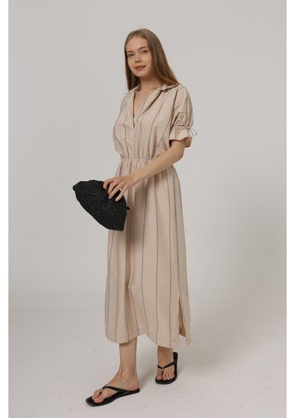 Beli Lastikli Elbise - Taş fiyatları