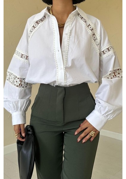 Haki Pensli ve Dar Paça Pantolon modelleri