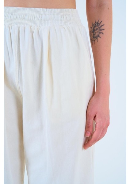 Beli Lastikli Palazo Pantolon - Taş fırsatları