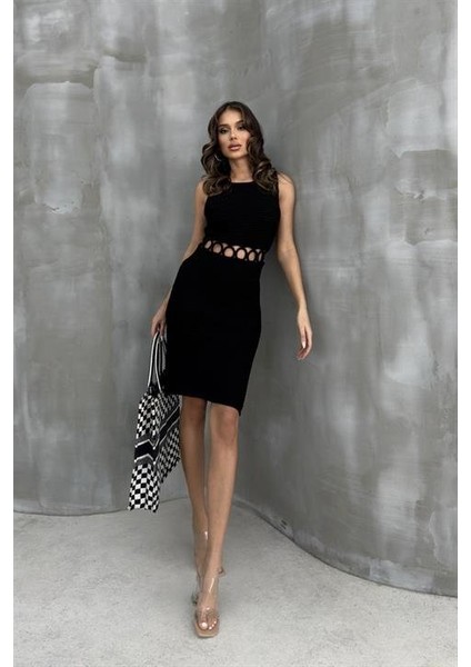 Estelya Cut Out Mini Elbise 2571-01 fiyatları