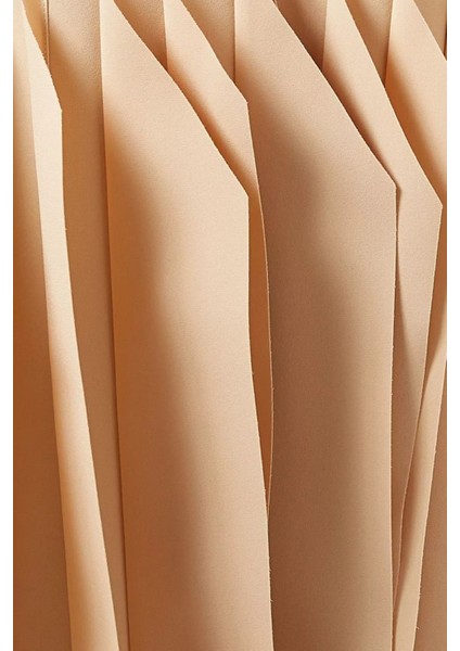 Slit Panel-Hem Maxi Kadın Etek, Bej fırsatları