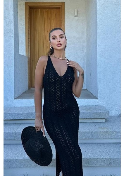 Rosalia Sırt Dekolteli Elbise 2761 modelleri