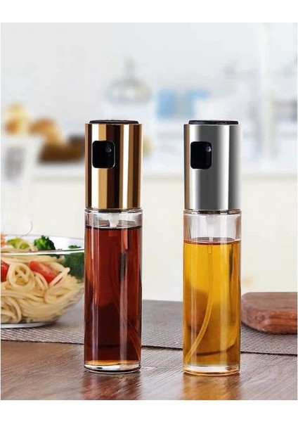 Sprey Cam Şişe Yağdanlık 100ML Sirke Yağ Püskürtücü Airfryer Yağdanlık Karışık Renk fırsatları
