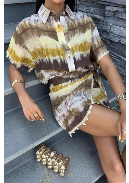 Gömlek Ve Eteği Aksesuarlı Takım 10211 fırsatları