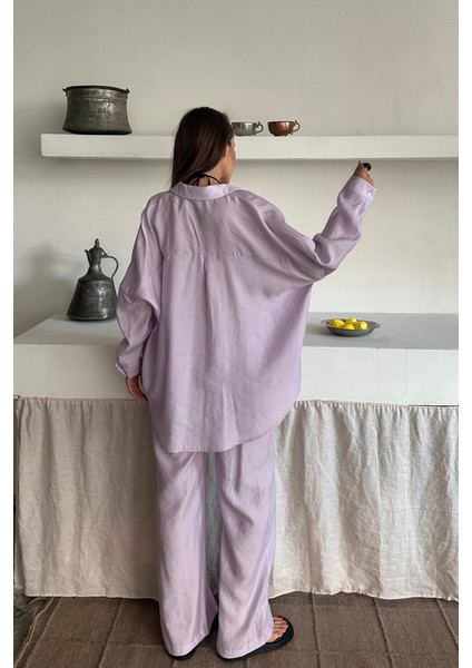 GÖMLEK - PANTOLON TAKIM - Lila fırsatları