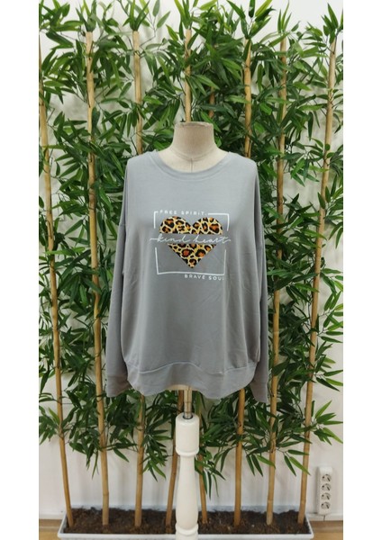 Kadın Uzun Kollu Bisiklet Yaka Desenli Viskon Iki Iplik Bluz fırsatları