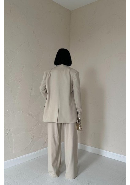 Bej Klas Ceket Ve Yelek Ve Pantolon Takım fırsatları